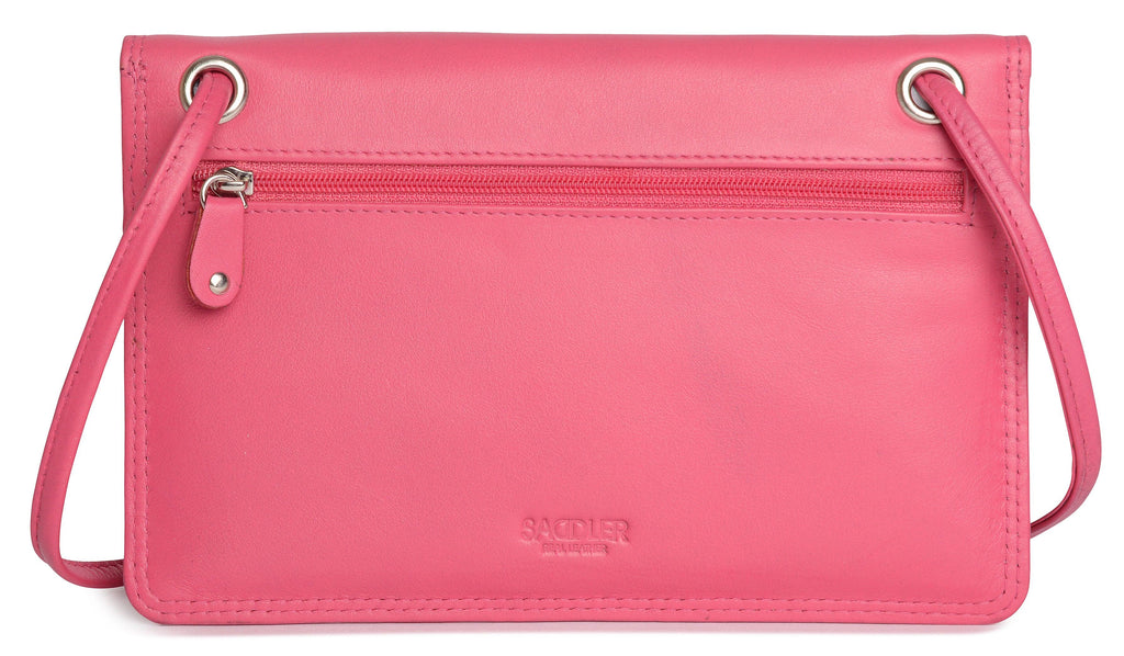 Isabelle Leather Slimline Crossbody Bag with Adjustable Strap