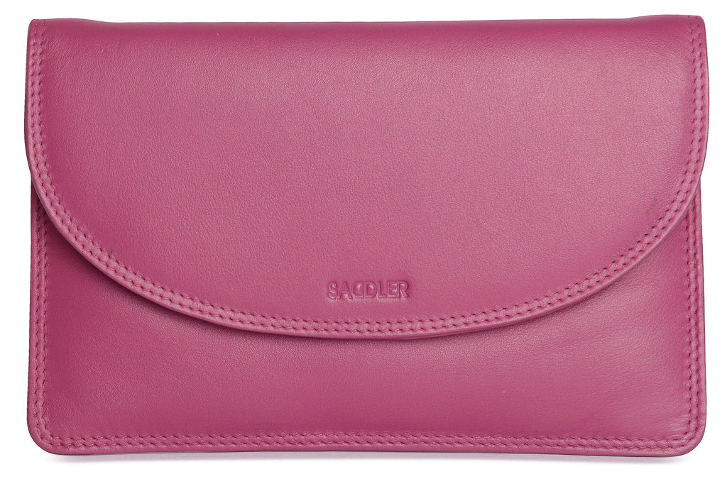 Isabelle Leather Slimline Crossbody Bag with Adjustable Strap