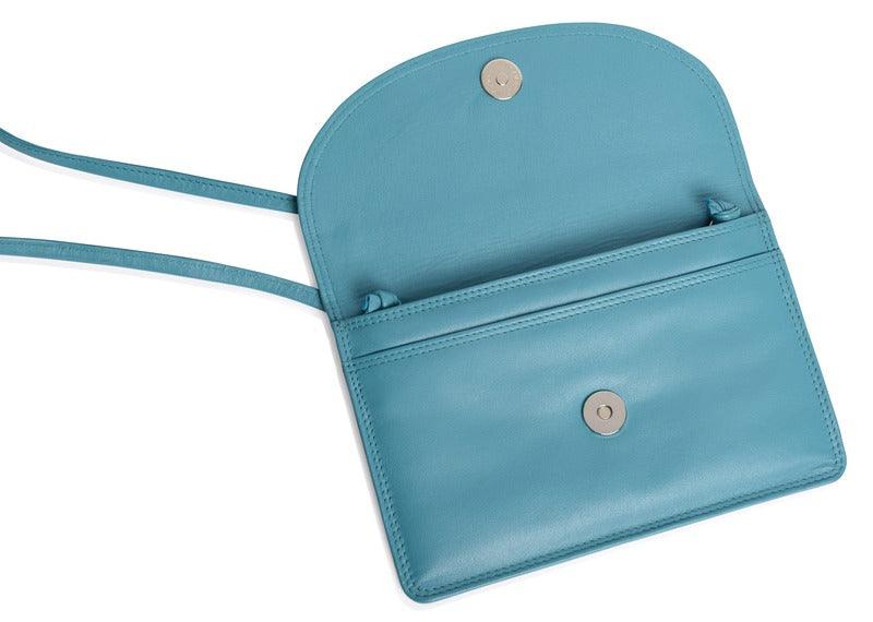 Isabelle Leather Slimline Crossbody Bag with Adjustable Strap