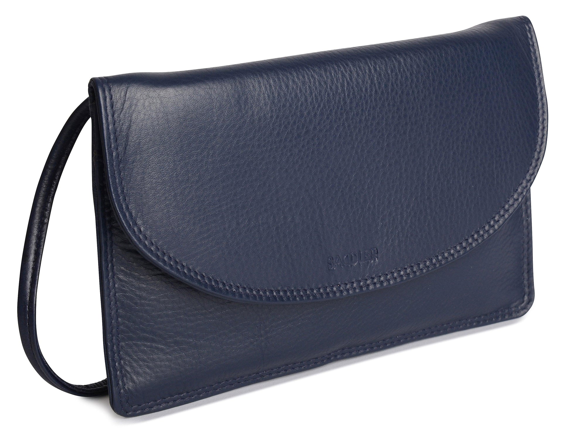 Isabelle Leather Slimline Crossbody Bag with Adjustable Strap