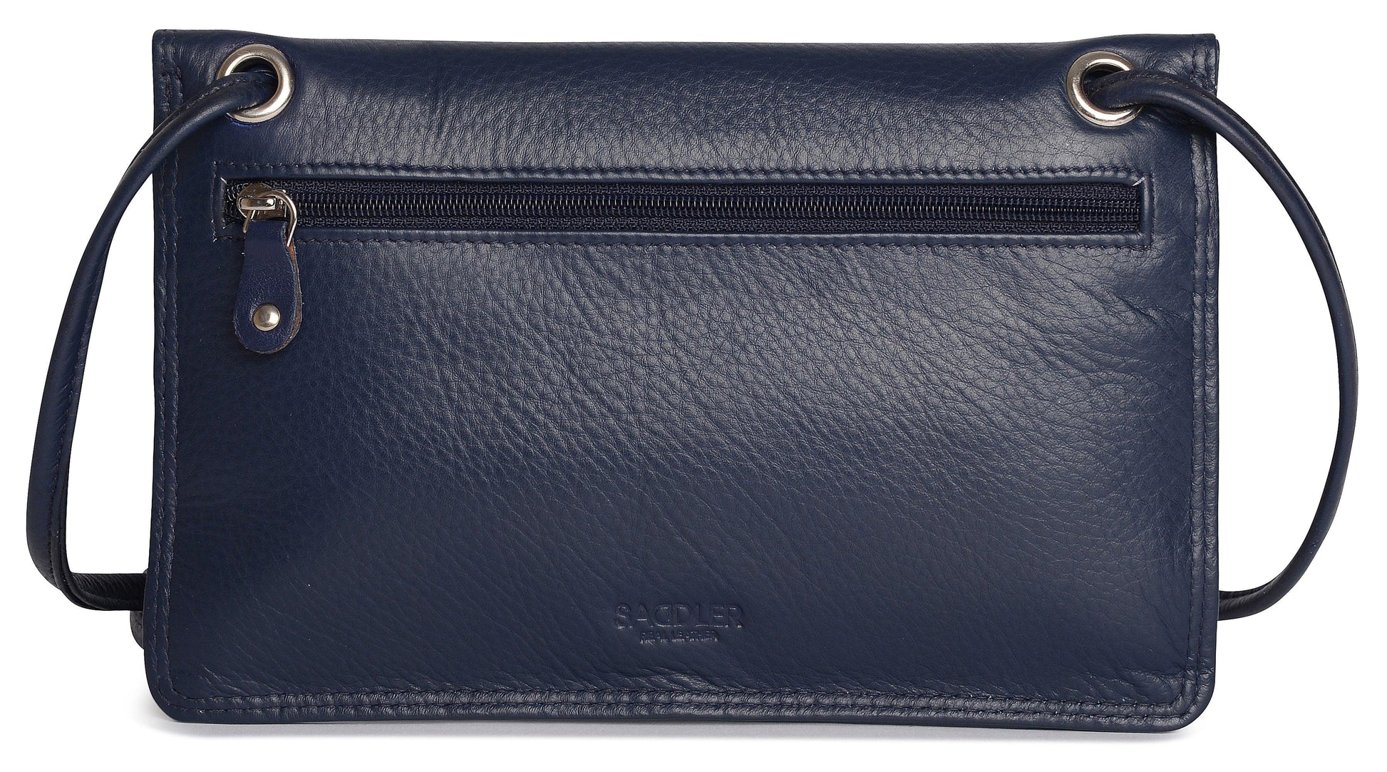 Isabelle Leather Slimline Crossbody Bag with Adjustable Strap