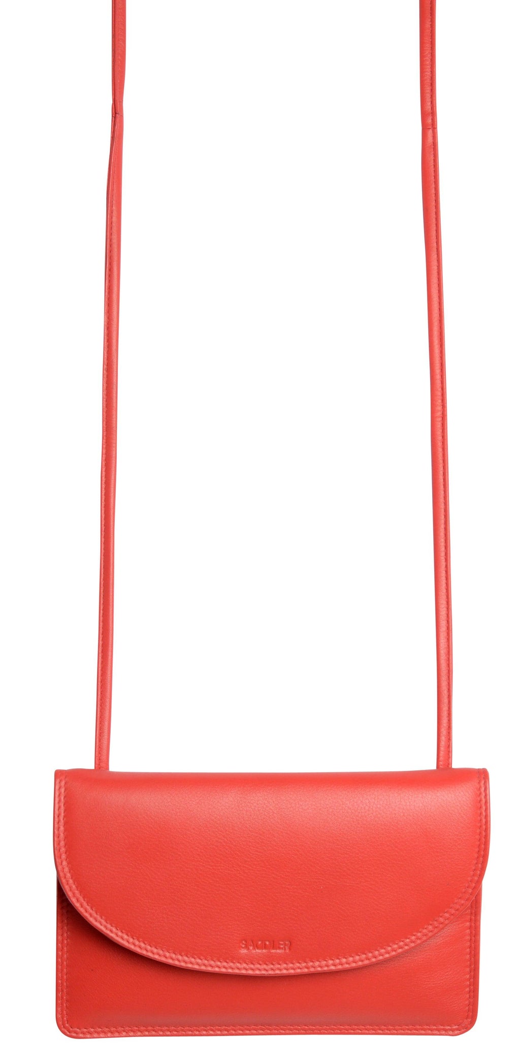 Isabelle Leather Slimline Crossbody Bag with Adjustable Strap