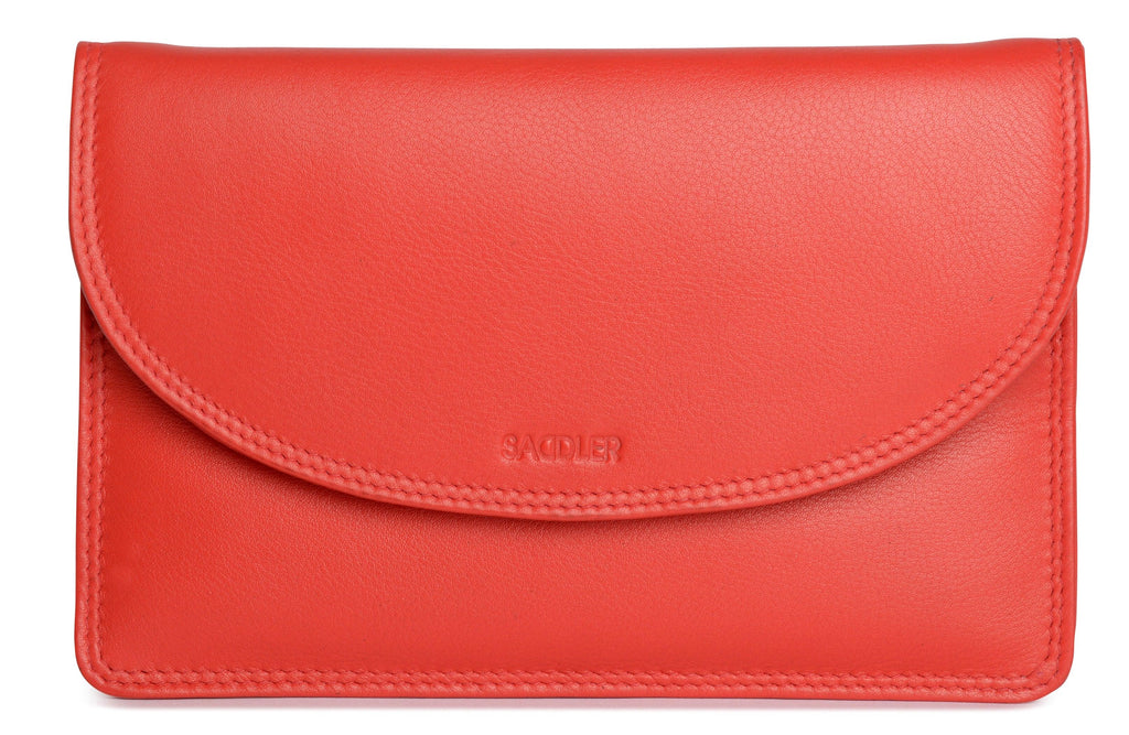 Isabelle Leather Slimline Crossbody Bag with Adjustable Strap