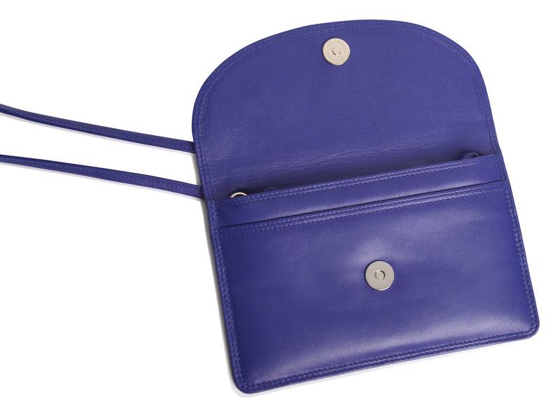 Isabelle Leather Slimline Crossbody Bag with Adjustable Strap
