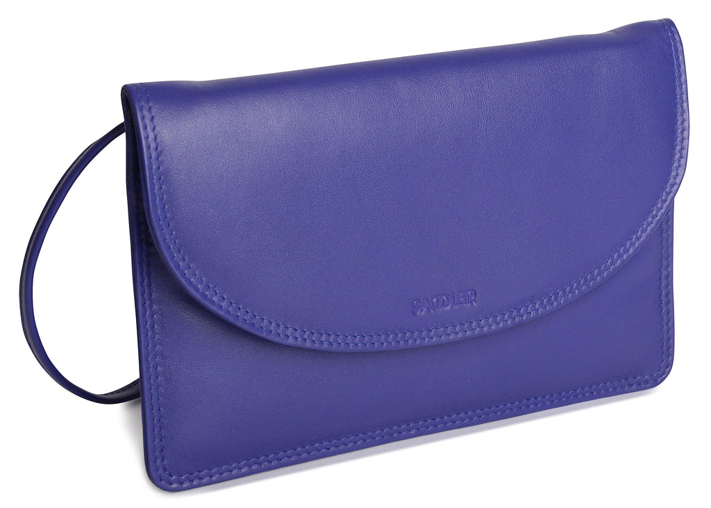 Isabelle Leather Slimline Crossbody Bag with Adjustable Strap