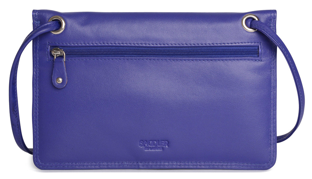 Isabelle Leather Slimline Crossbody Bag with Adjustable Strap