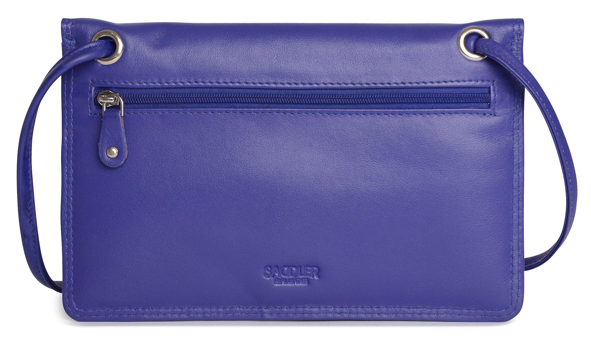 Isabelle Leather Slimline Crossbody Bag with Adjustable Strap