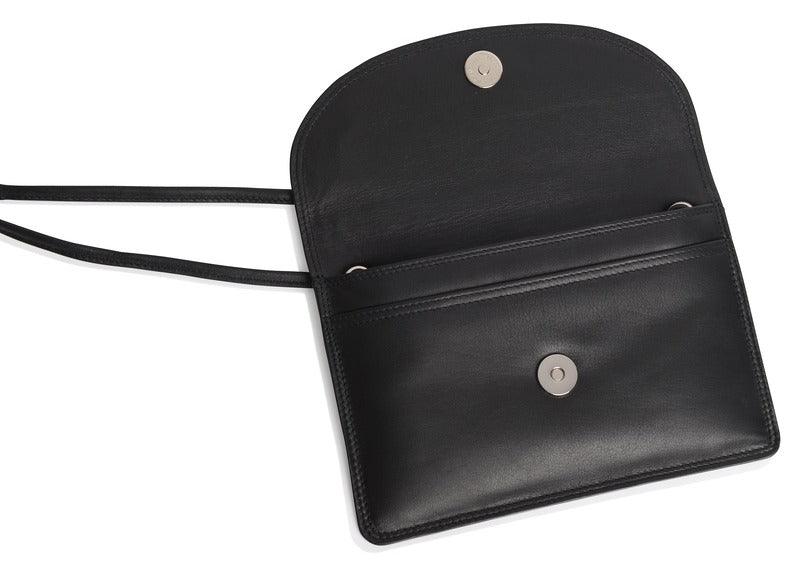 Isabelle Leather Slimline Crossbody Bag with Adjustable Strap