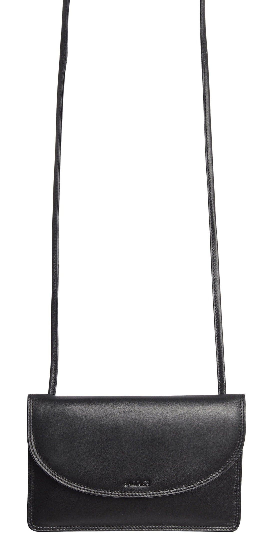 Isabelle Leather Slimline Crossbody Bag with Adjustable Strap