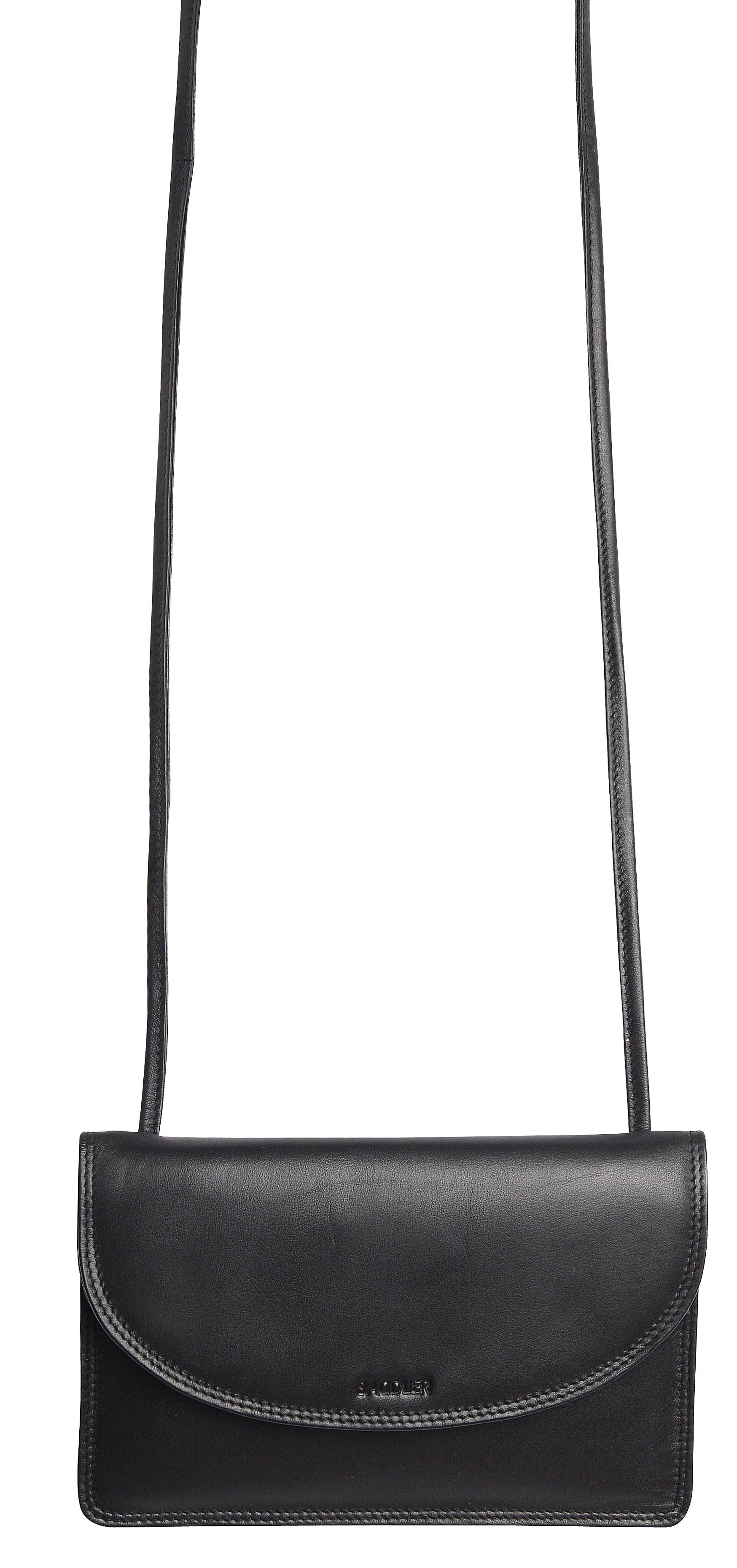 Isabelle Leather Slimline Crossbody Bag with Adjustable Strap