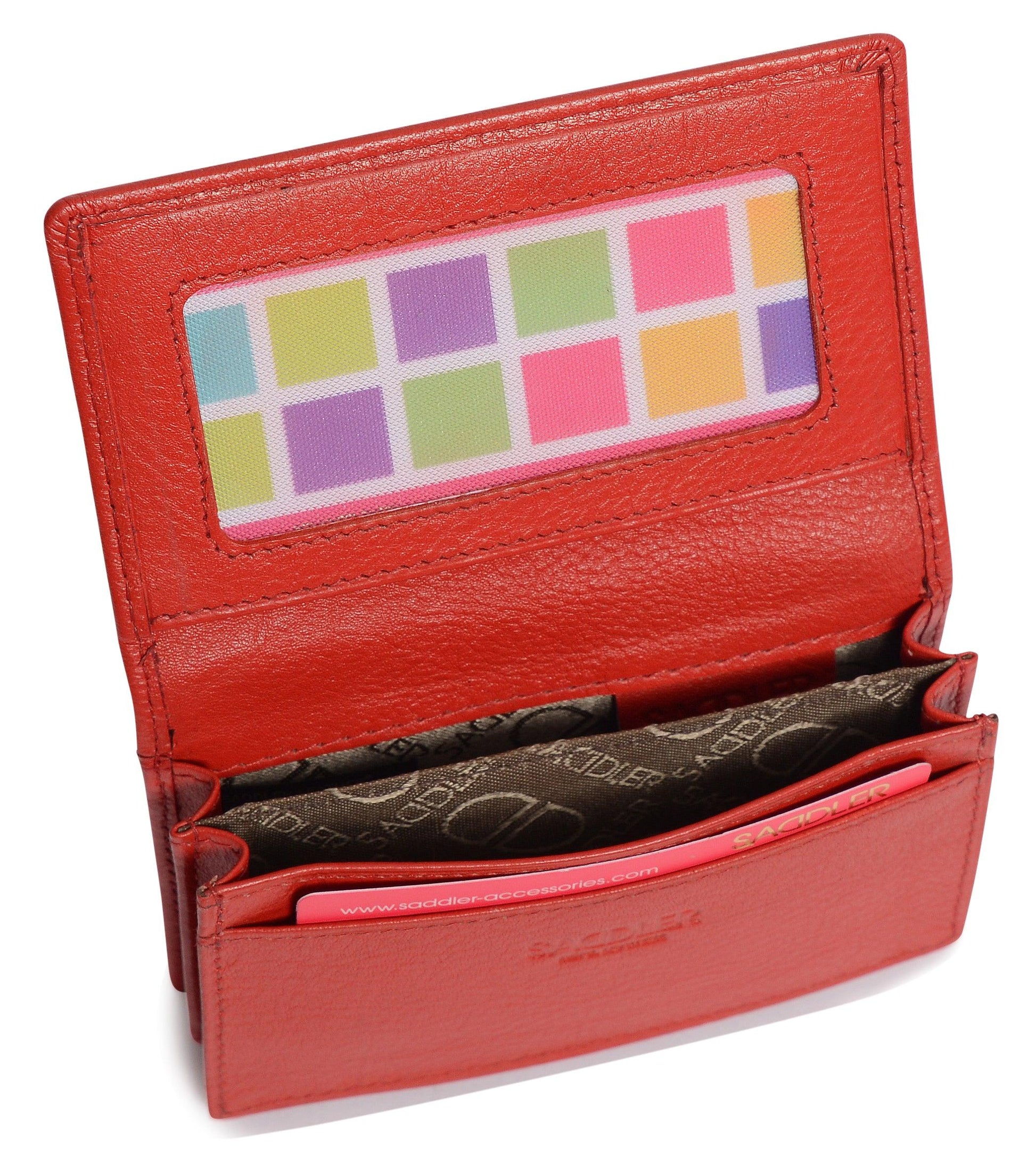 Jessica Leather Credit Card Holder with RFID Protection