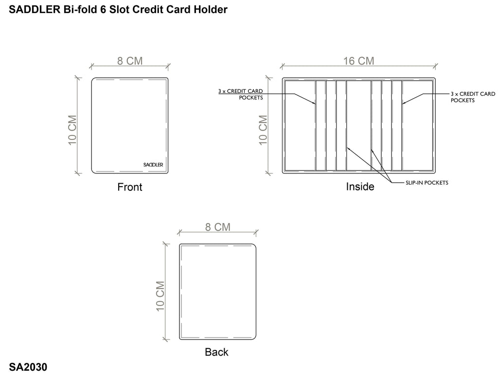 Compact Leather Card Wallet Lexi RFID Protected and Gift Boxed