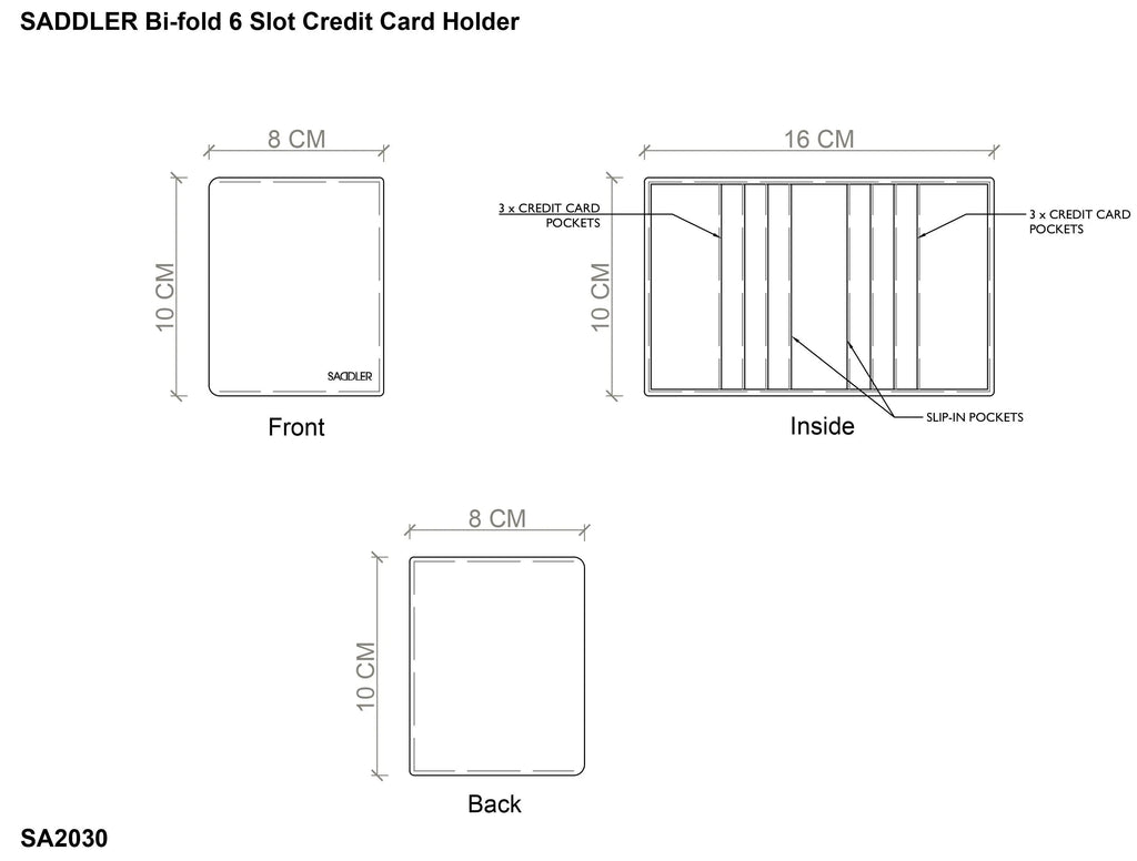 Compact Leather Card Wallet Lexi RFID Protected and Gift Boxed
