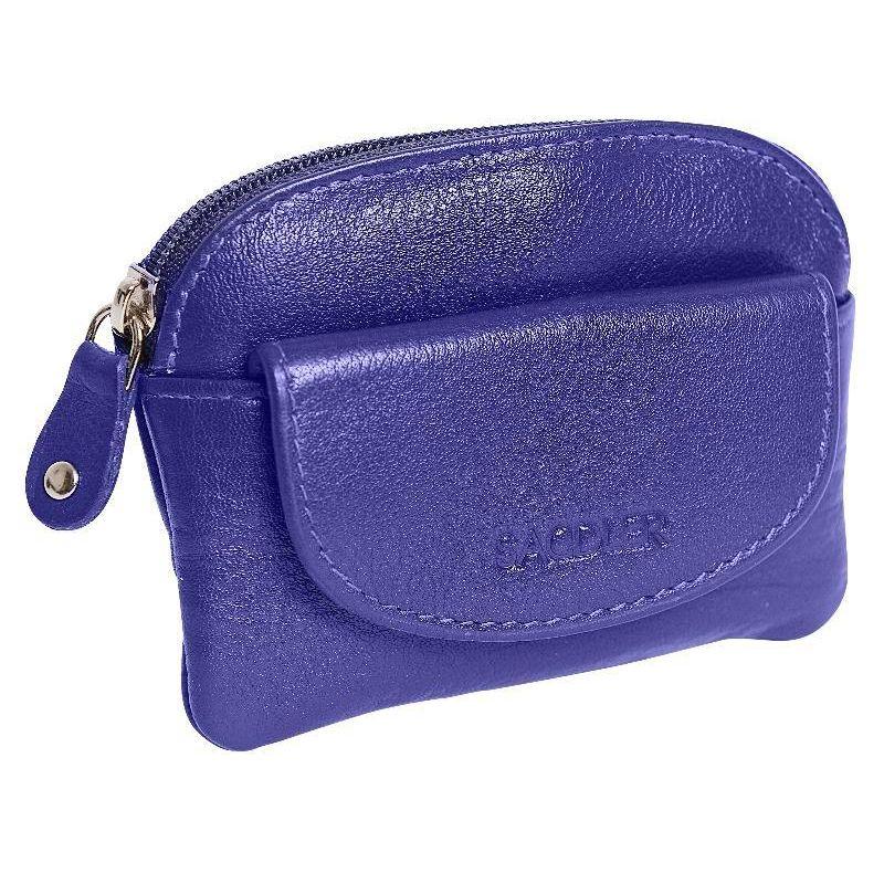 Compact Leather Zip Top Coin Purse Molly Handmade RFID Protected