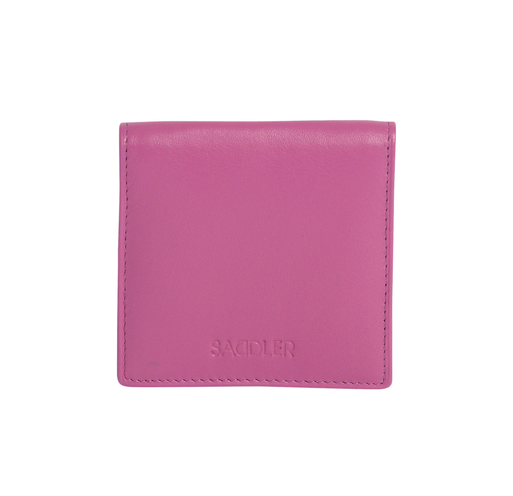 Poppy Leather Square Mini Tray Purse