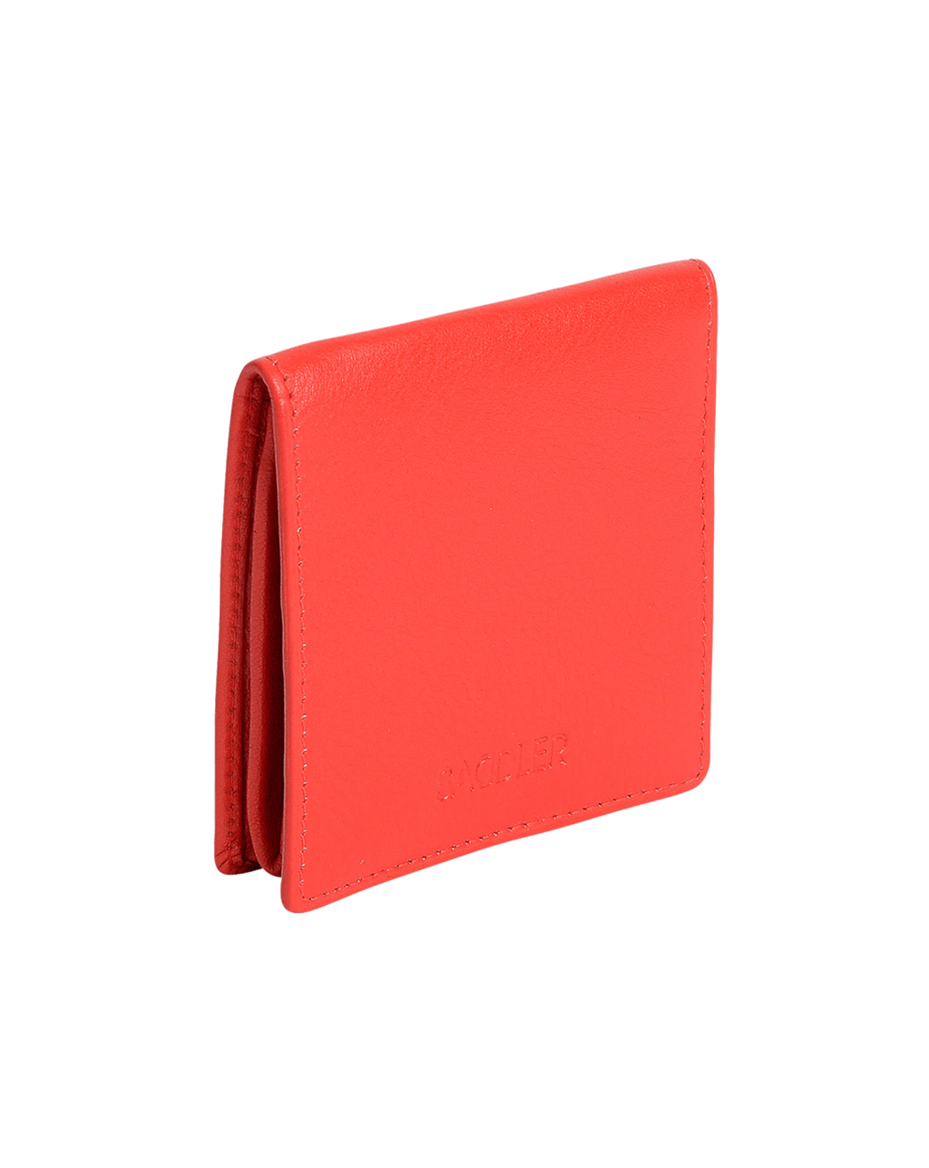 Poppy Leather Square Mini Tray Purse