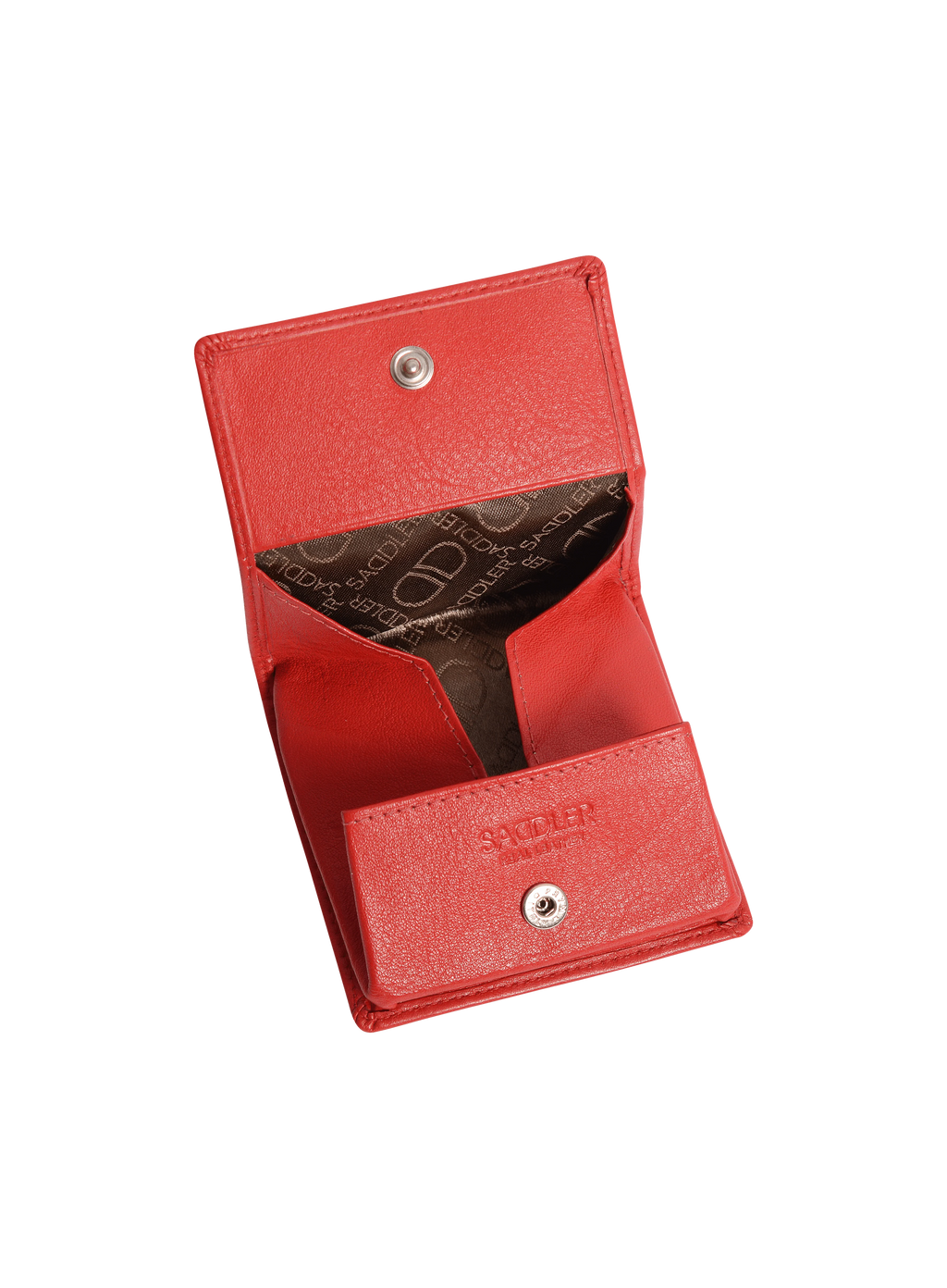 Poppy Leather Square Mini Tray Purse