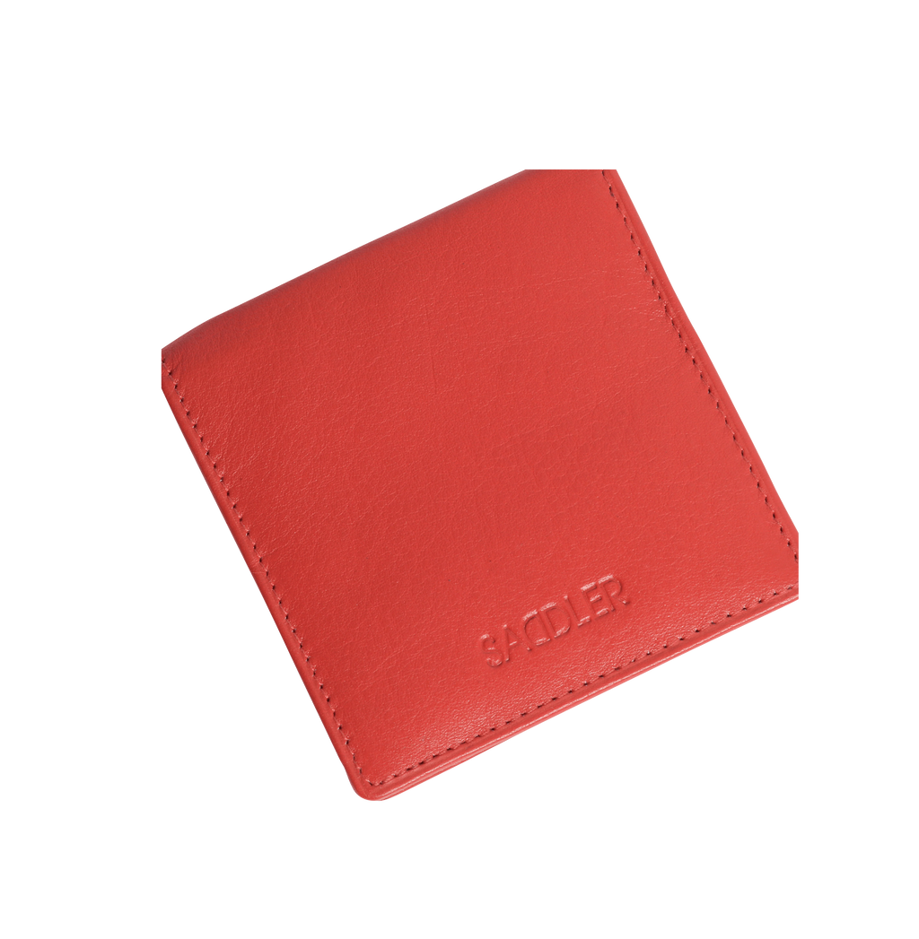 Poppy Leather Square Mini Tray Purse