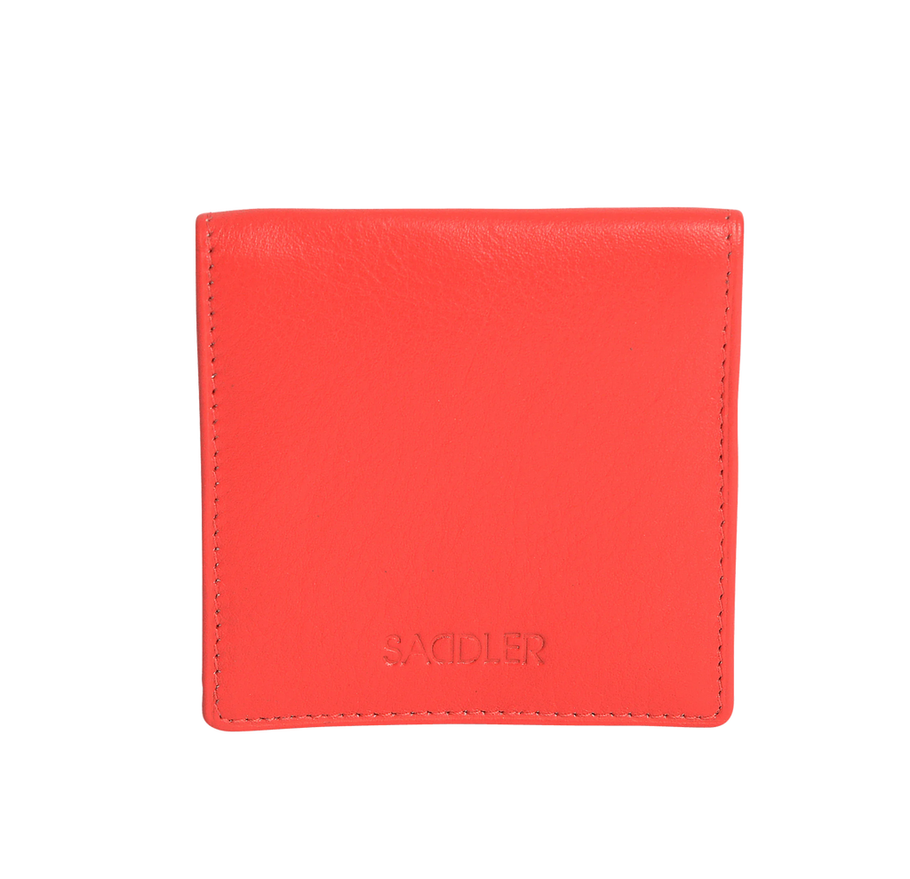 Poppy Leather Square Mini Tray Purse