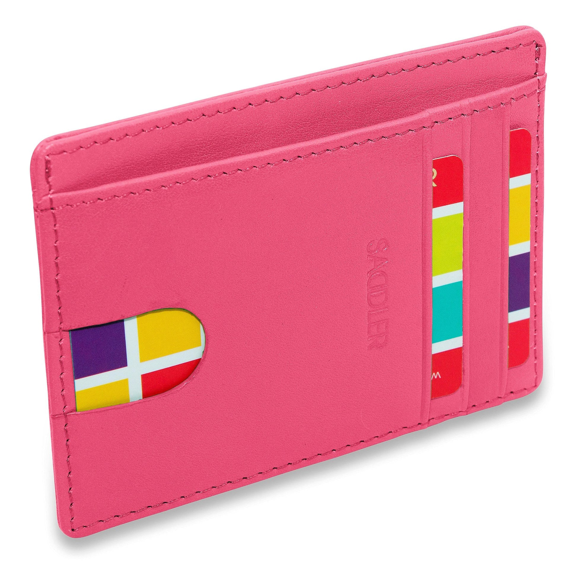 Slim Leather Card Holder "Stella" – Handmade by Saddler |Gift Boxed