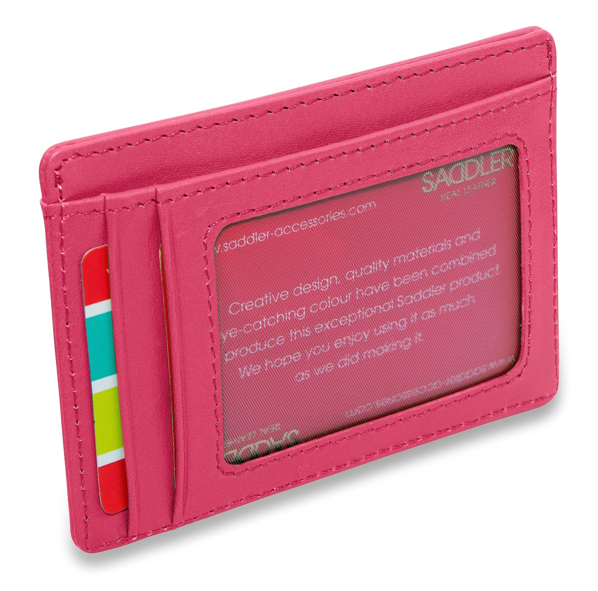 Slim Leather Card Holder "Stella" – Handmade by Saddler |Gift Boxed