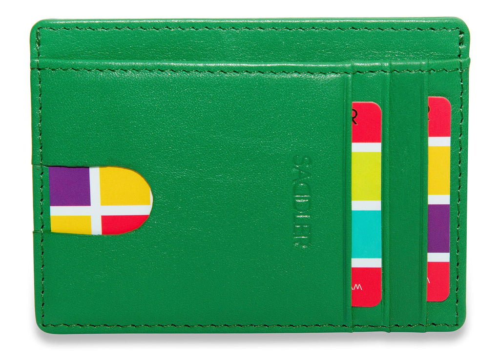 Slim Leather Card Holder "Stella" – Handmade by Saddler |Gift Boxed