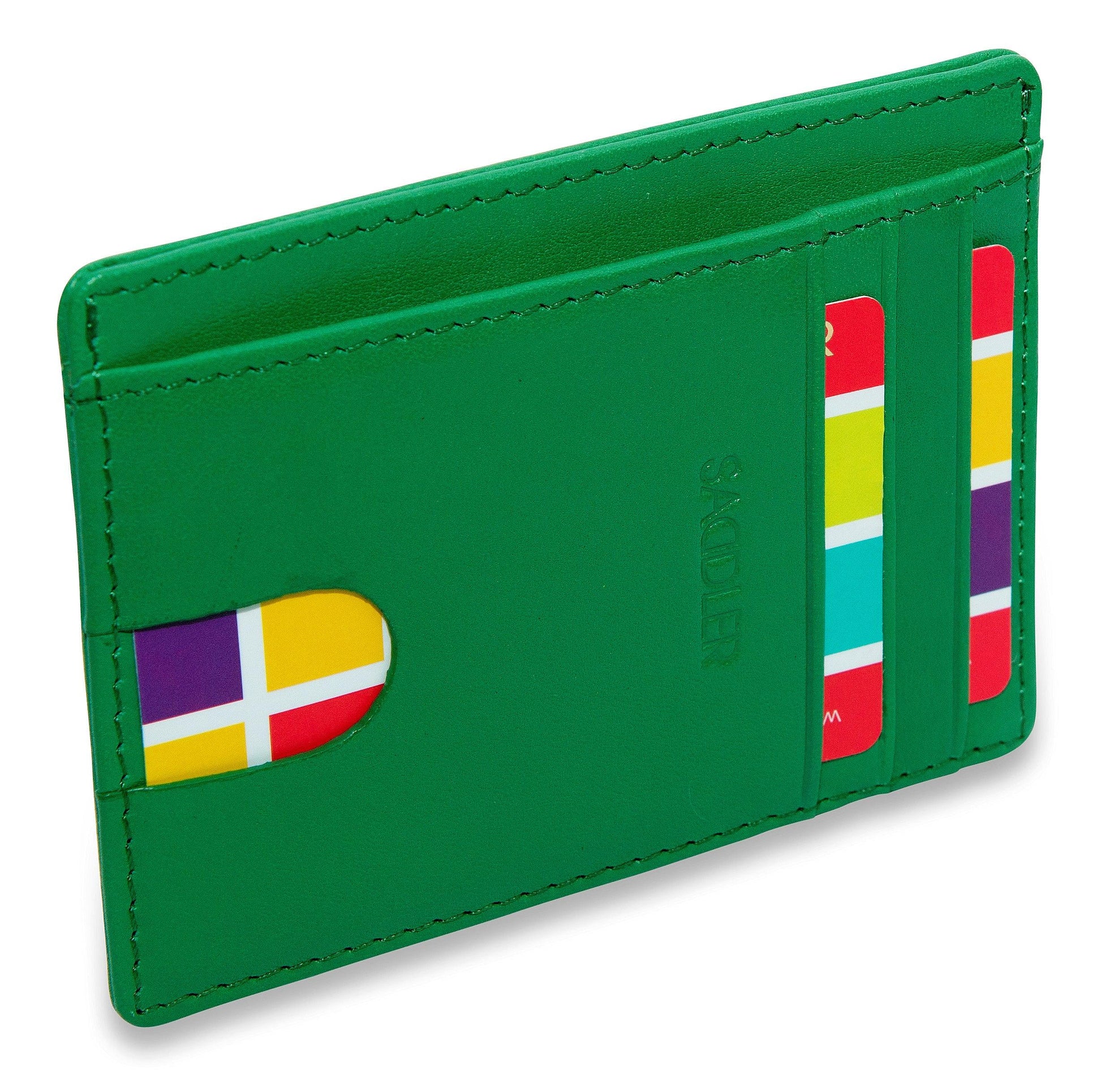 Slim Leather Card Holder "Stella" – Handmade by Saddler |Gift Boxed