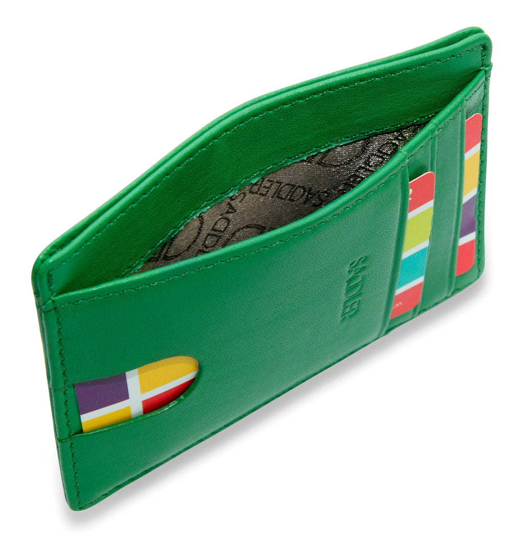 Slim Leather Card Holder "Stella" – Handmade by Saddler |Gift Boxed