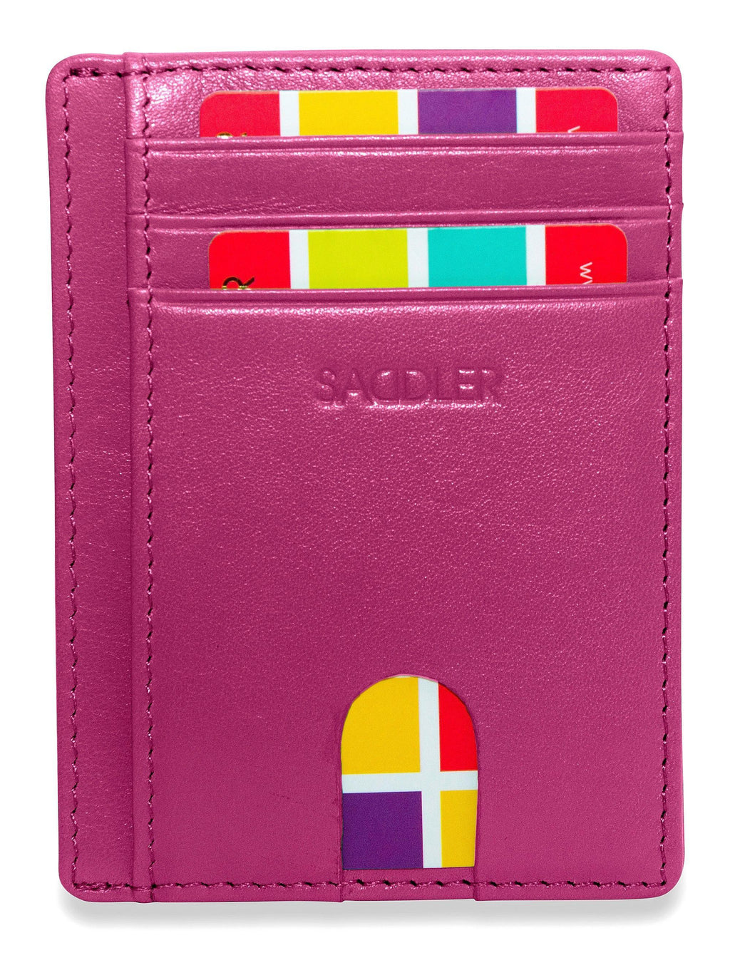 Slim Leather Card Holder "Stella" – Handmade by Saddler |Gift Boxed