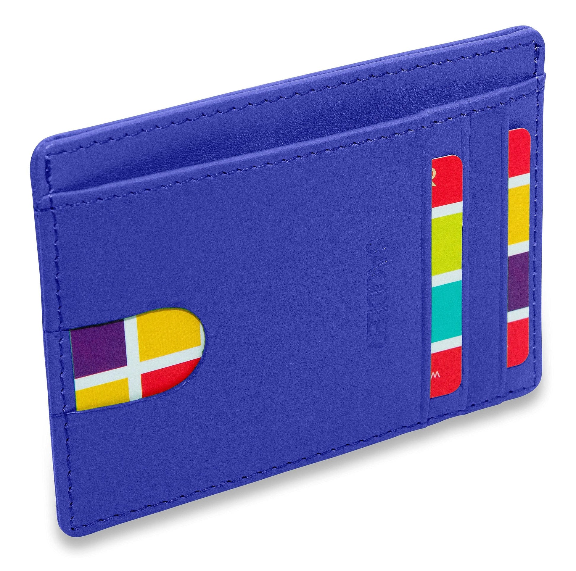 Slim Leather Card Holder "Stella" – Handmade by Saddler |Gift Boxed