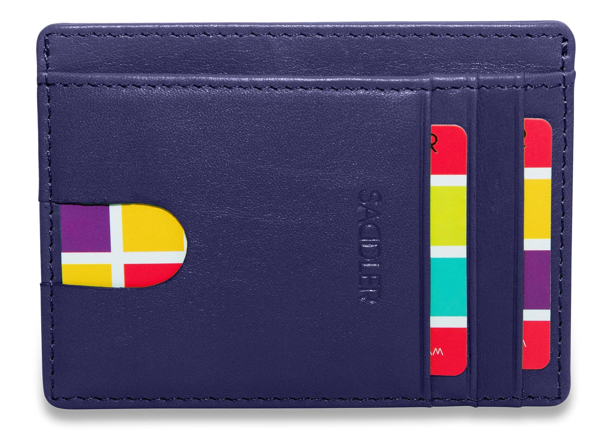 Slim Leather Card Holder "Stella" – Handmade by Saddler |Gift Boxed