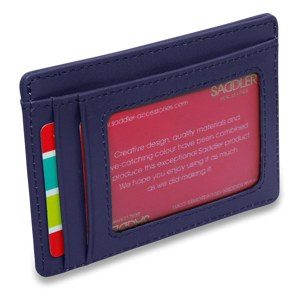 Slim Leather Card Holder "Stella" – Handmade by Saddler |Gift Boxed