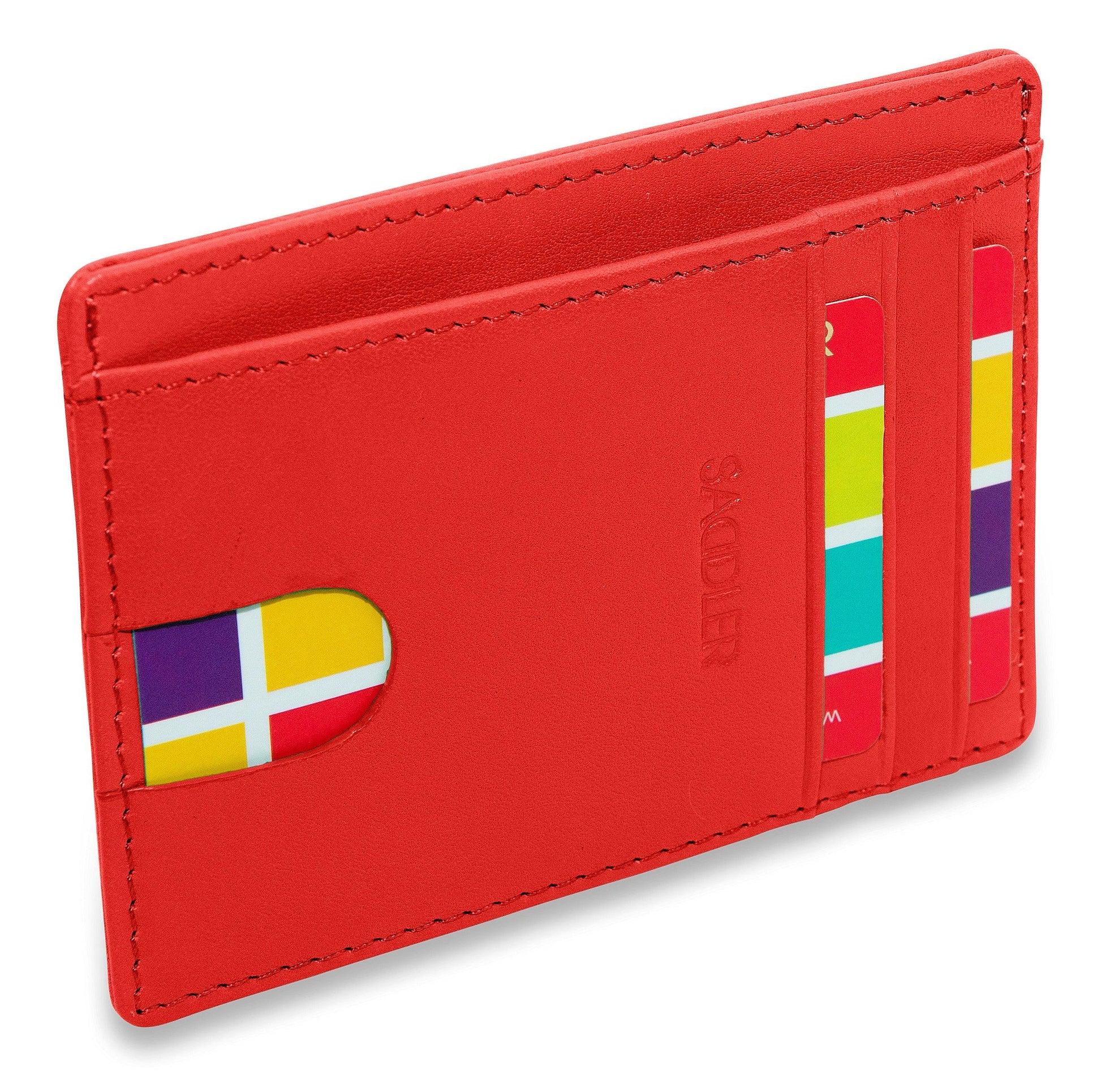 Slim Leather Card Holder "Stella" – Handmade by Saddler |Gift Boxed