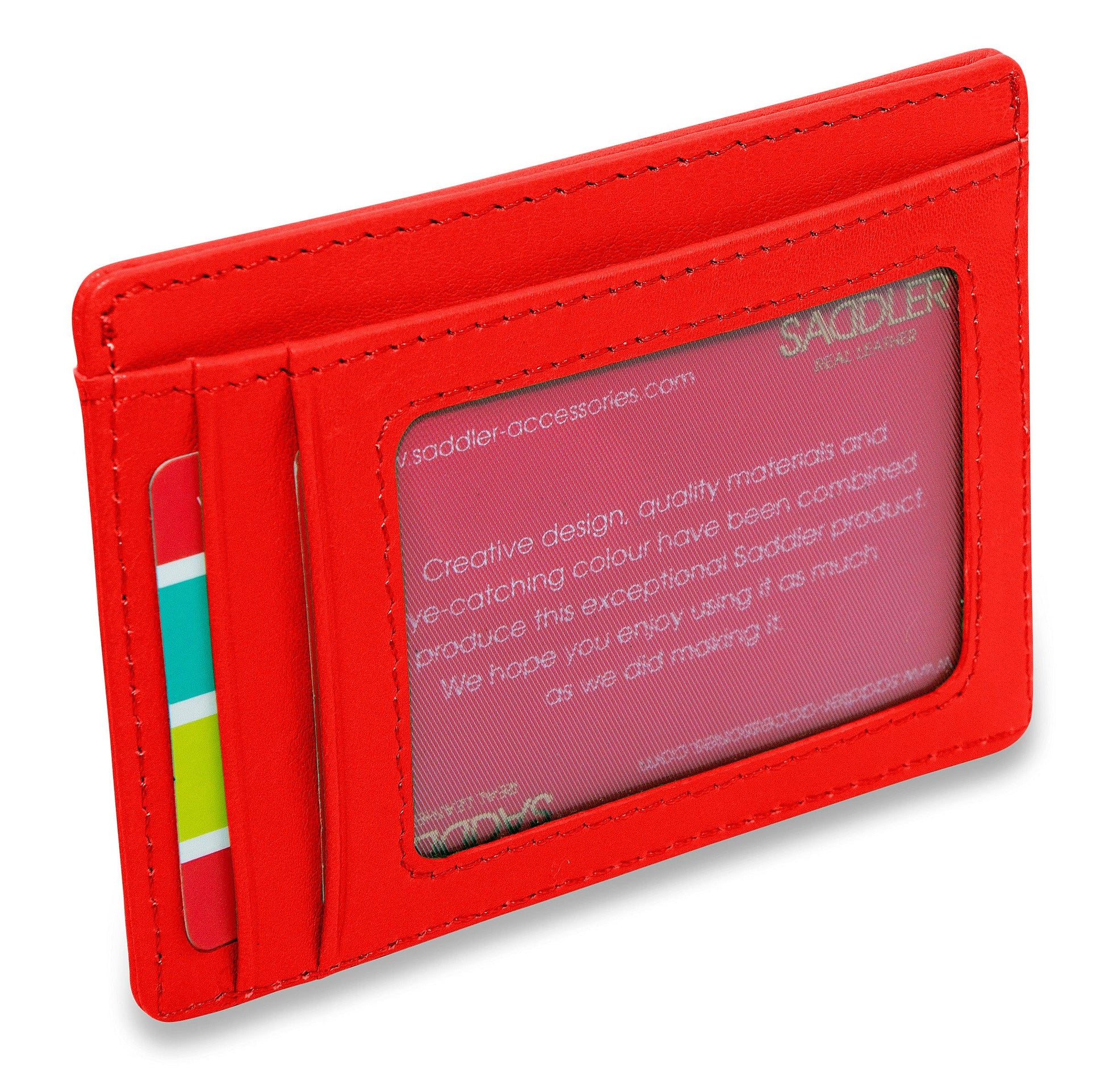 Slim Leather Card Holder "Stella" – Handmade by Saddler |Gift Boxed