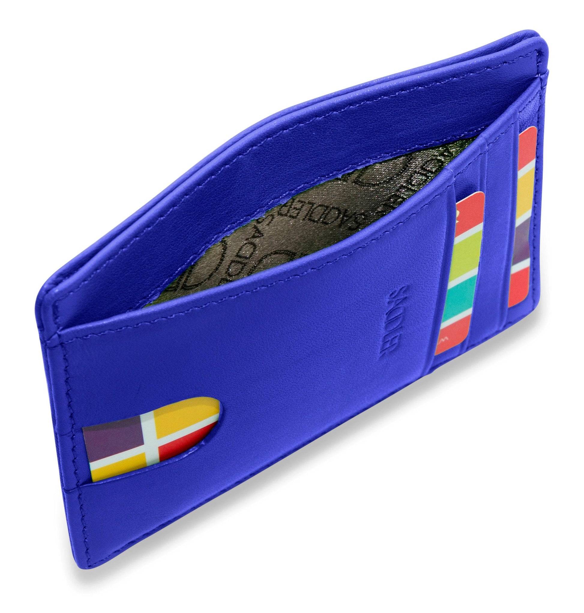 Slim Leather Card Holder "Stella" – Handmade by Saddler |Gift Boxed