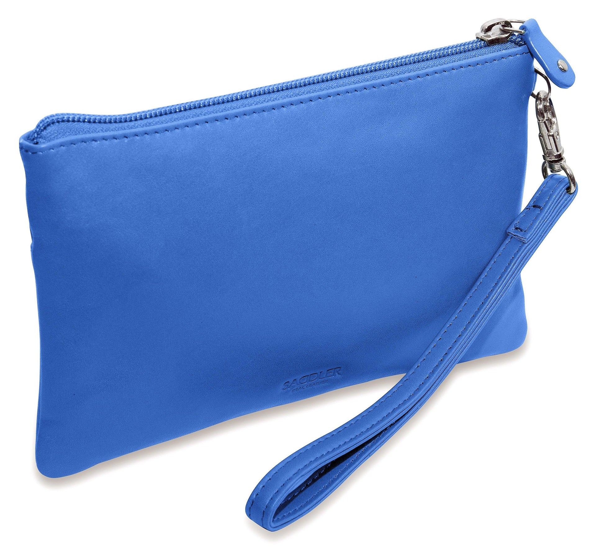 Scarlett Leather Zip Top Mini Clutch and Phone Holder