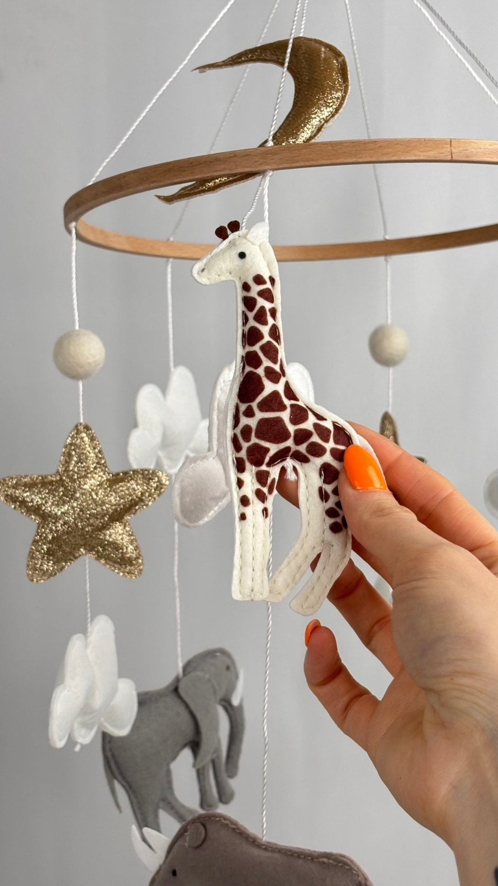 Safari Dreams Felt Cot Mobile