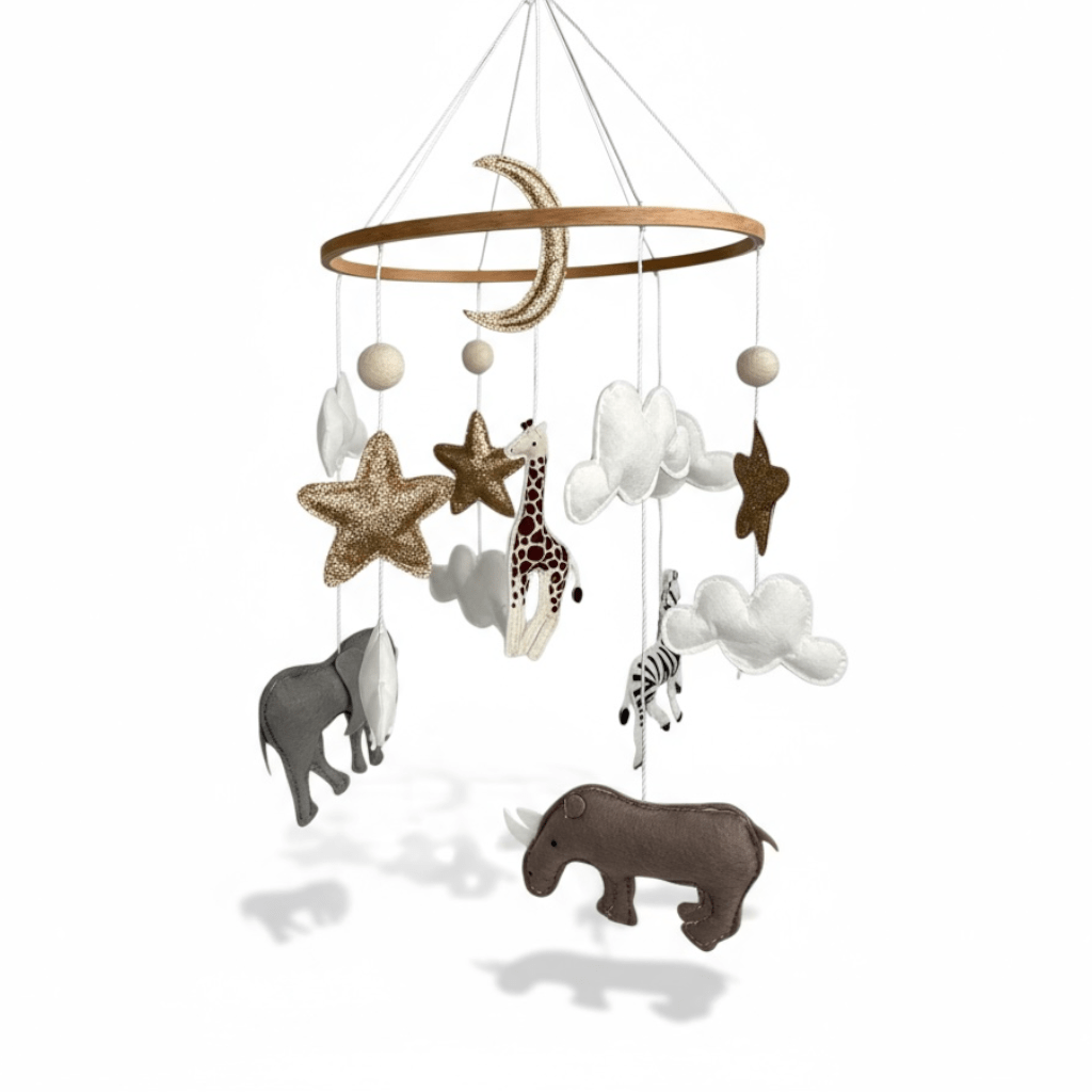 Safari Dreams Felt Cot Mobile