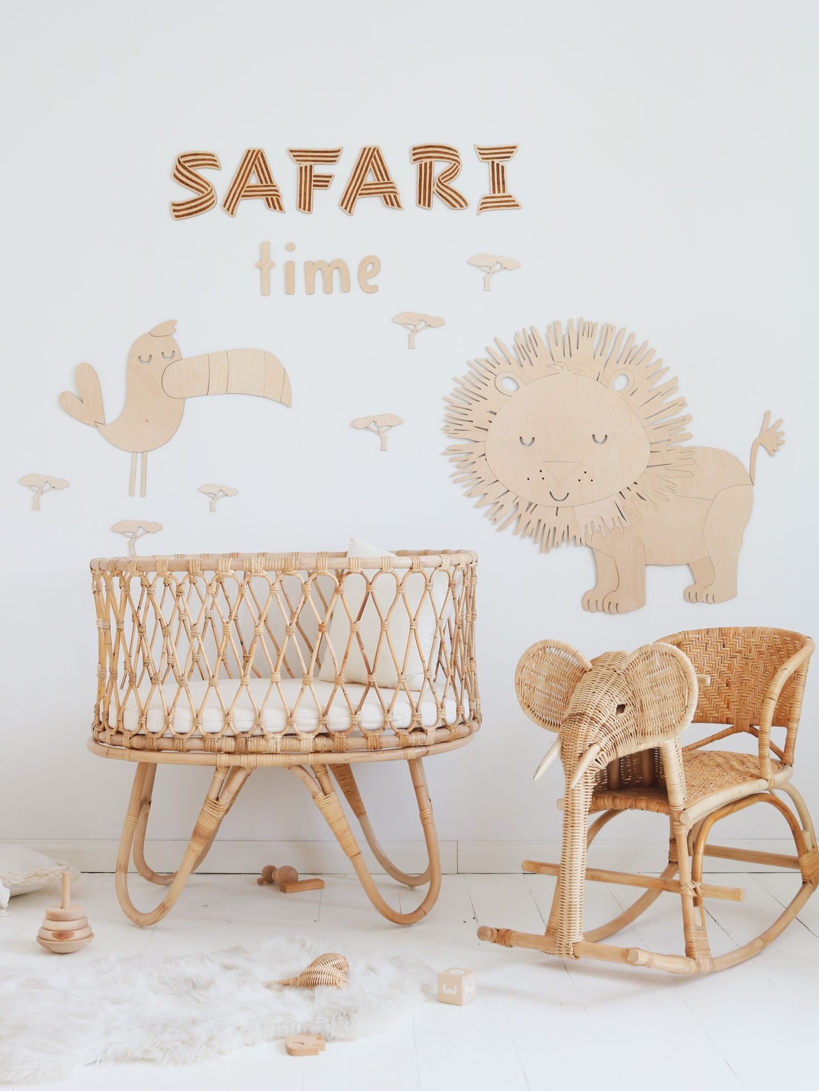 Safari Lion – Wooden Wall Decoration