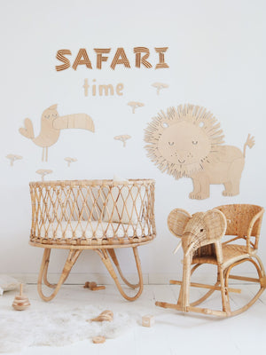 Safari Lion – Wooden Wall Decoration