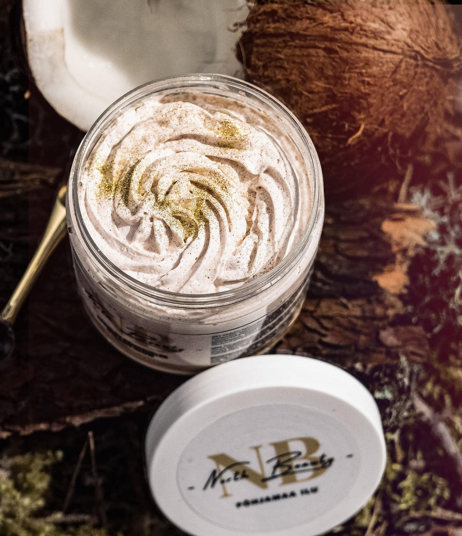 Glitter Body Cream-Soufflé – Luxurious, Vegan & Hydrating by North Beauty at www.brixbailey.com