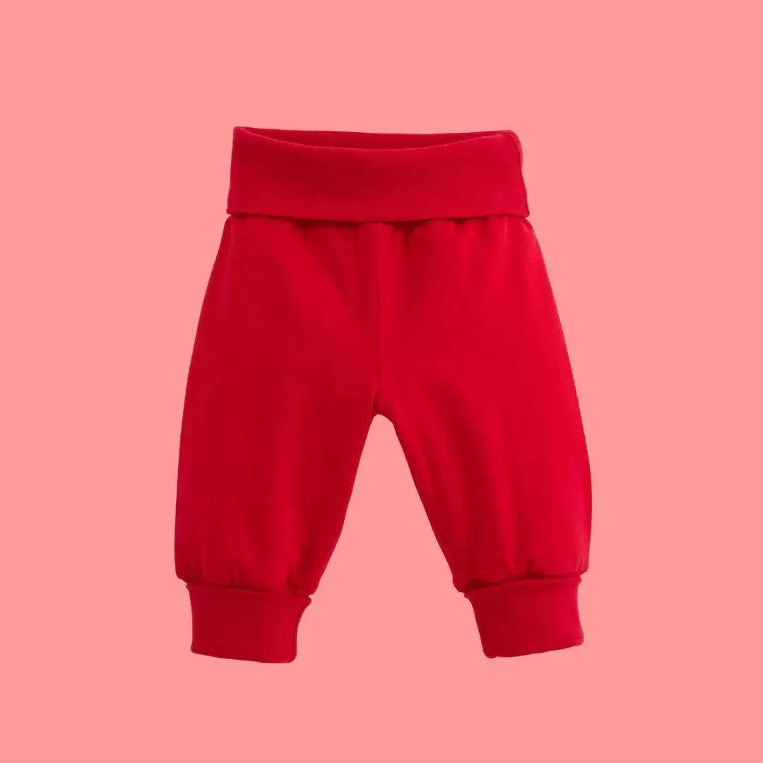 ScandiBugs Own Label Organic Yoga Pants - Roaring Red