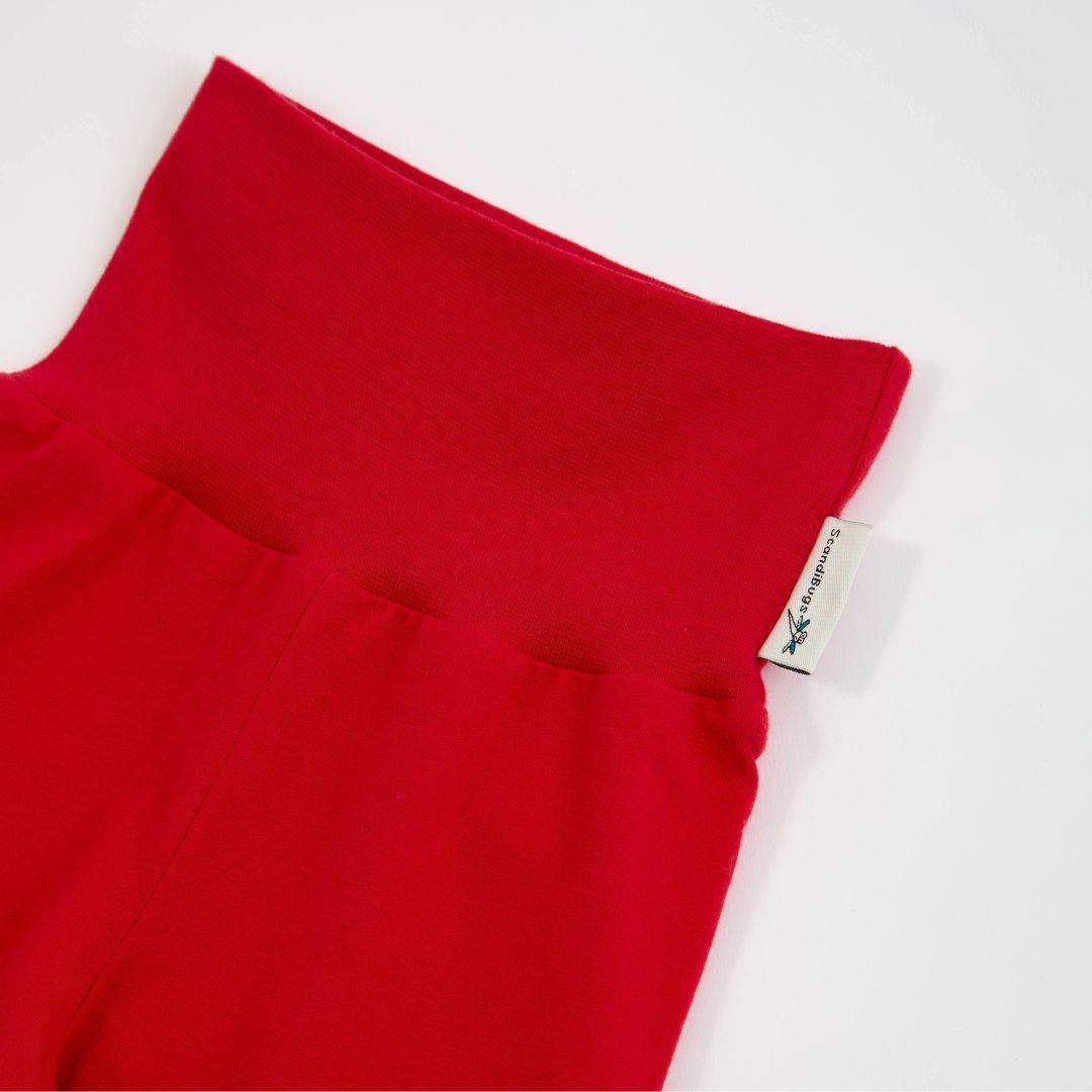 ScandiBugs Own Label Organic Yoga Pants - Roaring Red