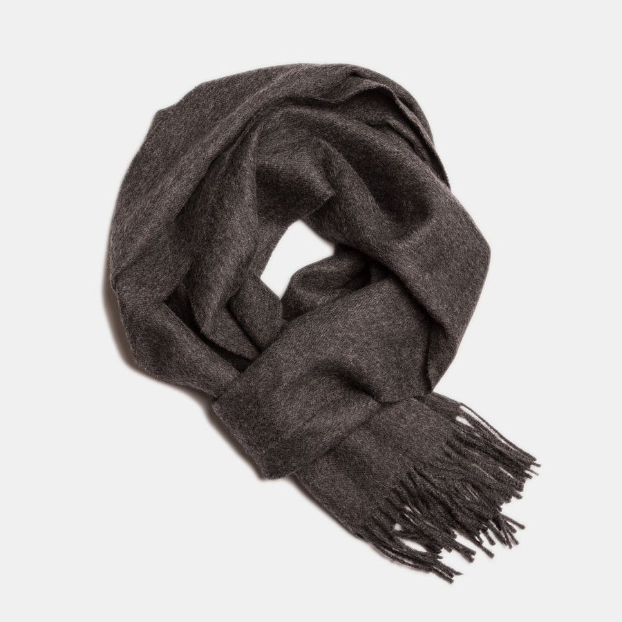 Natural Baby Alpaca Wool Scarf - Exclusive 180