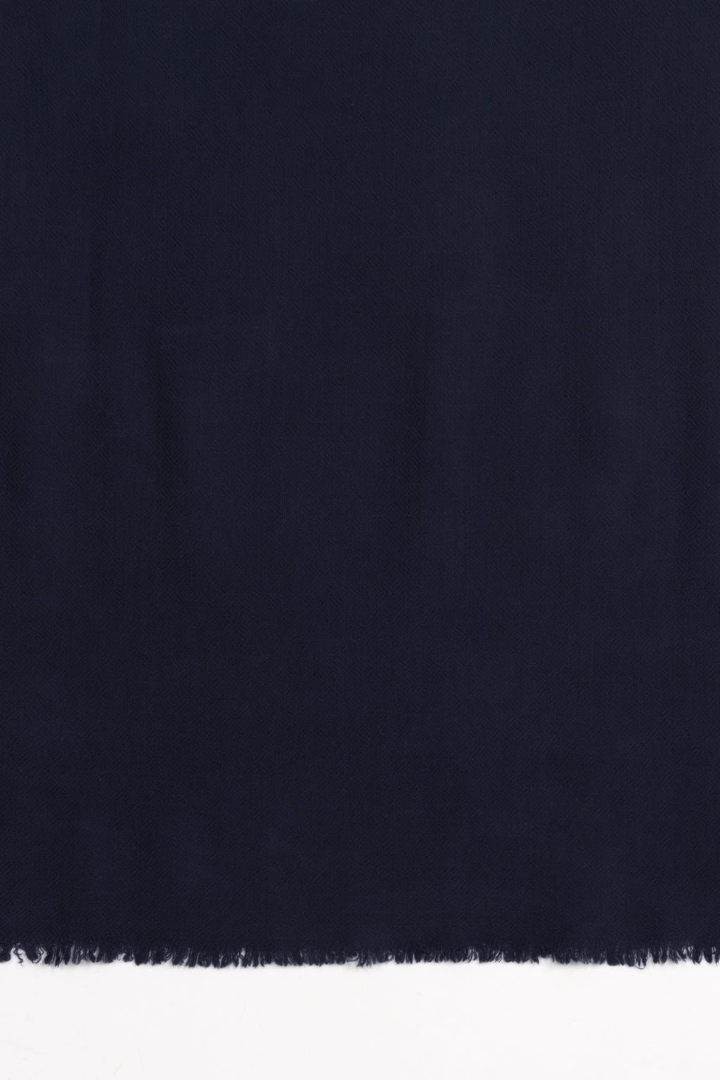 Diamond Weave Merino Wool Scarf - Navy