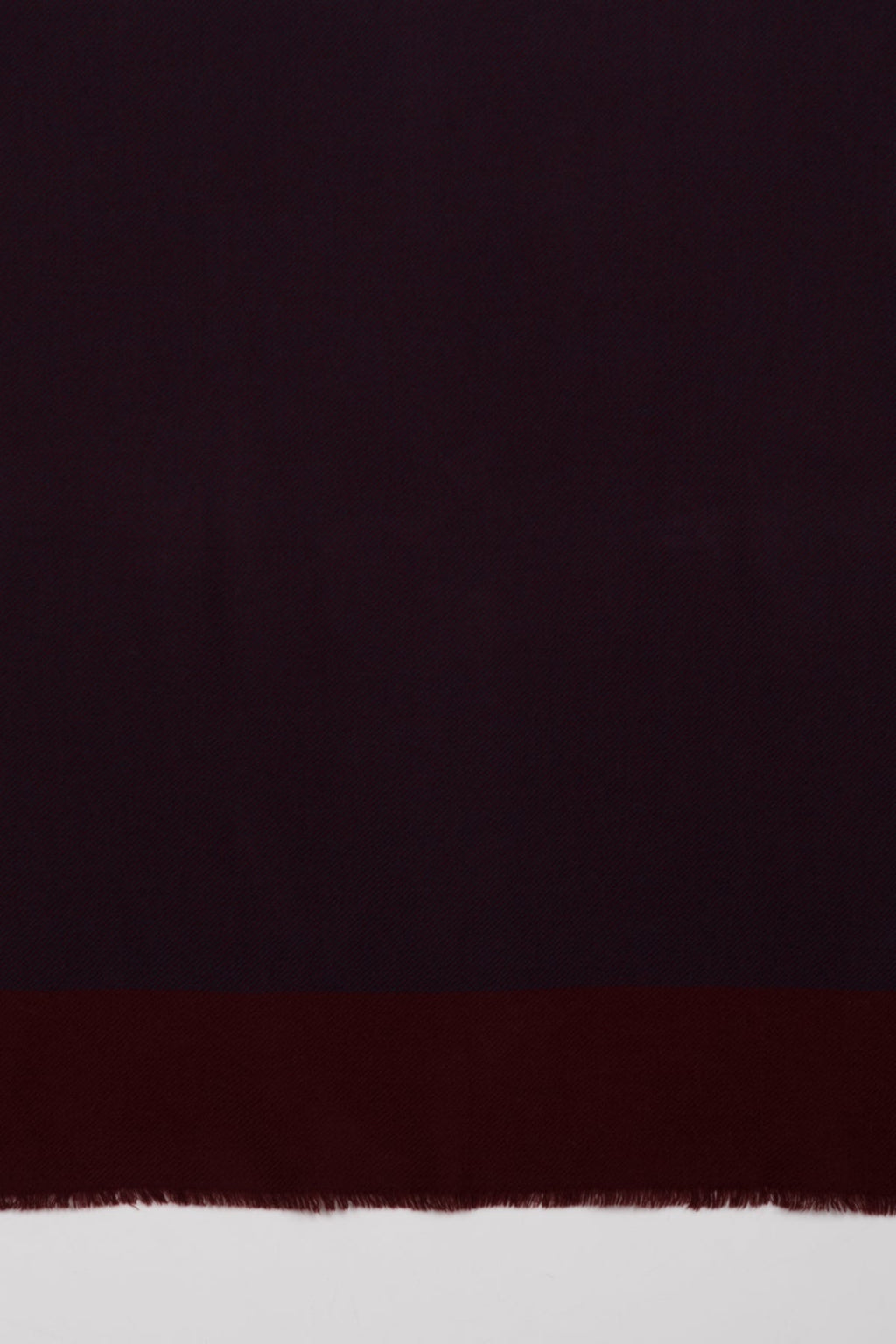 Twill Weave Two Tone Merino Wool Scarf - Violet Deep Red