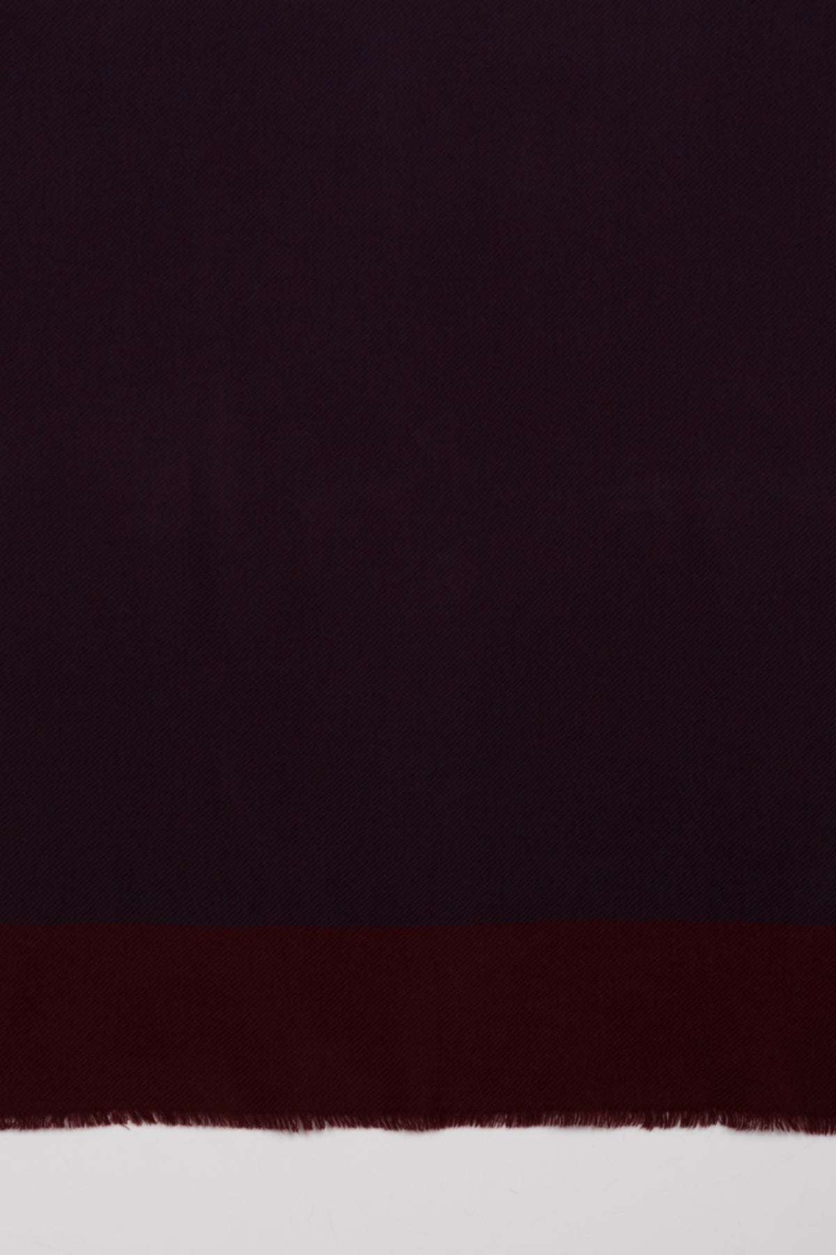 Twill Weave Two Tone Merino Wool Scarf - Violet Deep Red