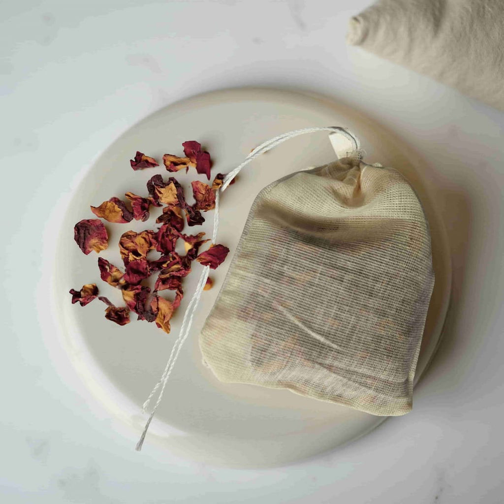 Smoky Rose Wardrobe Sachet with Mineral Salts