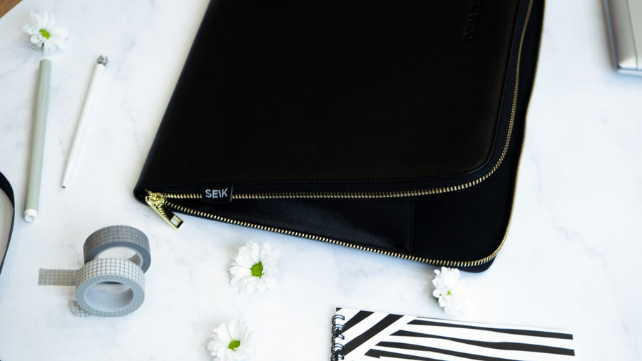 Enchant Your Tech with the SEIK Laptop Sleeve by SEIK at www.brixbailey.com