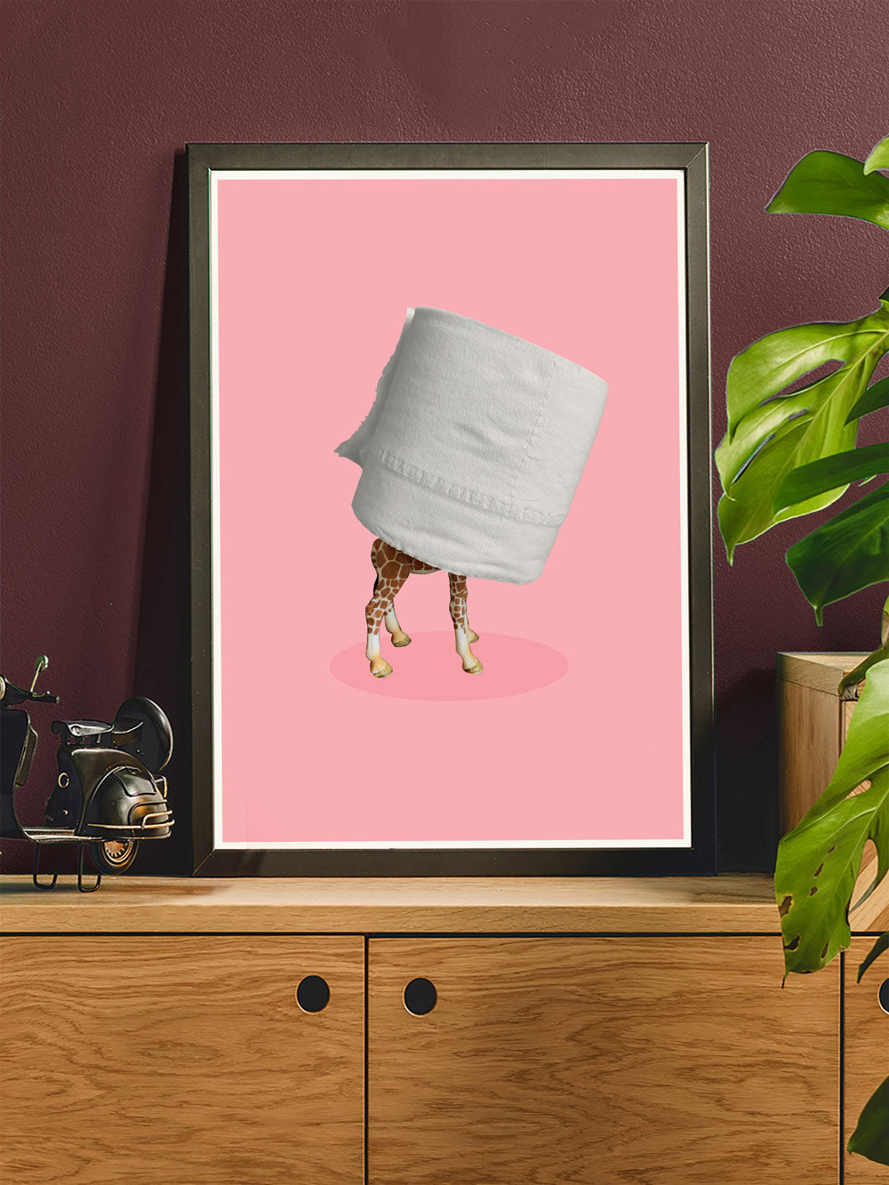 Self Isolation Quirky Art Print